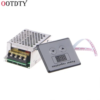 

LED Display AC 220V 4000W SCR Voltage Regulator Control light Dimming Dimmers Thermostat motor speed controller Temperature