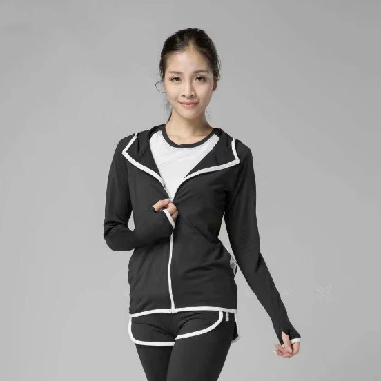 Облегающая спортивная куртка с длинным рукавом, бесшовная спортивная куртка, женский спортивный свитер, Женская куртка для фитнеса, куртка для бега, Топ