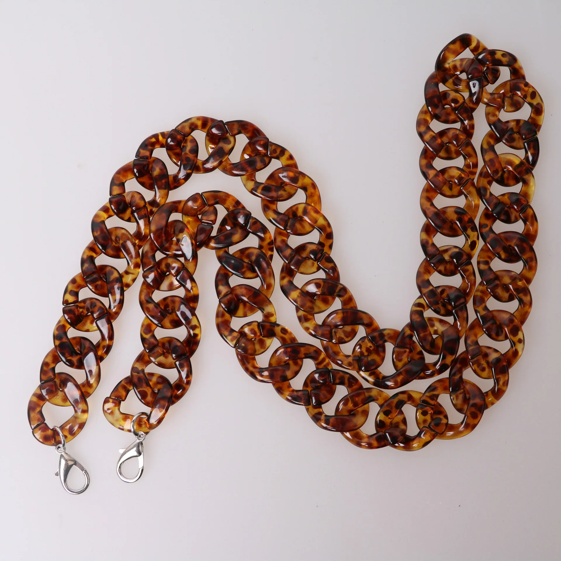 Caker Brand Women Colorful Acrylic Chain Bags Accessory Bags Belts Colorful Chain Wholesale