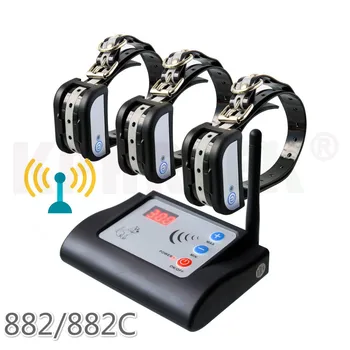 

KPHRTEK New Arrival Wireless Dog Electronic Fence System 882 882C Electric Fence Dog Training Collars for 3 Dogs 27nf
