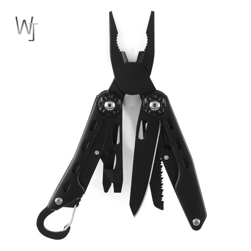 

Outdoor Folding Portable Black multi-function Pliers