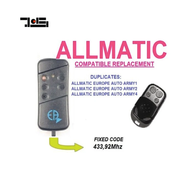 

2pcs For ALLMATIC EUROPE AUTO ARMY1, ARMY2, ARMY4 remote control duplicator