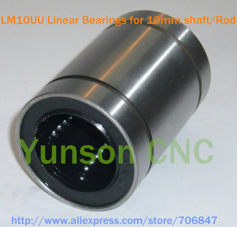 12pcs LM10UU Linear Motion Bearings for 10mm diameter shaft CNC Router