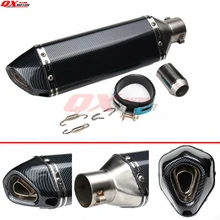38 48 51mm Modified Motorcycle Exhaust Pipe Muffler TTR YBR YZF RSZ CBR CB400 CF250 CBR600
