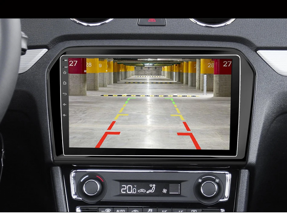 Best Eunavi Two Din Car Multimedia Player Android 8.1 Auto Radio For Volkswagen/VW JETTA Octa 8 cores WIFI 2 din stereo 22