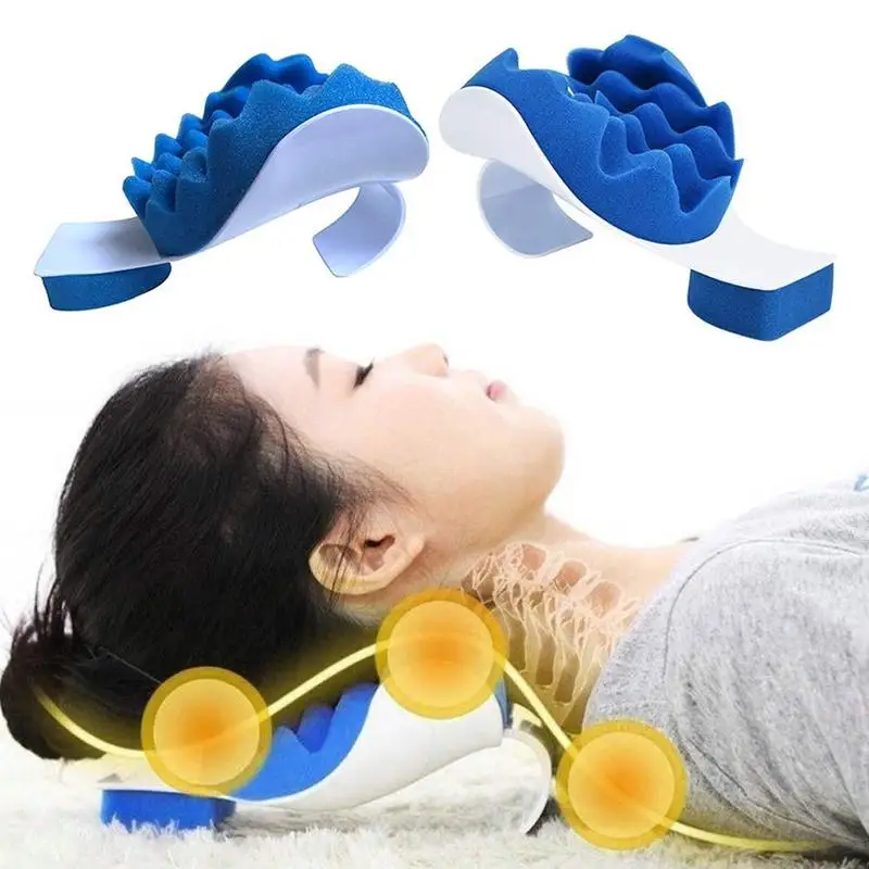 Neck Pillow Theraputic Support Tension Reliever Neck Shoulder Relaxer