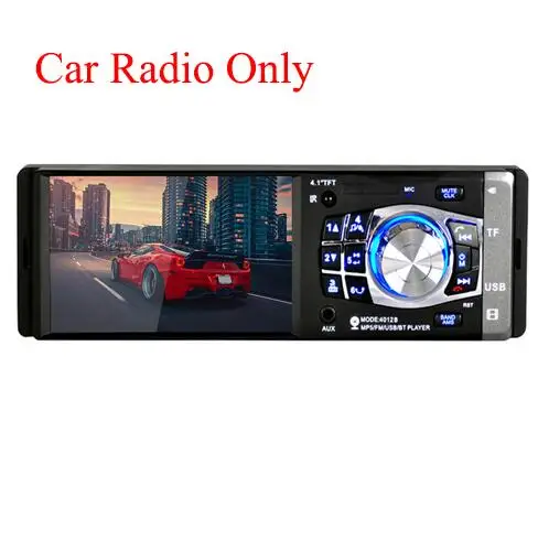 Podofo Bluetooth Автомагнитола стерео 1 din 12V " HD MP3 аудио стерео Мультимедийный плеер USB SD AUX-IN Автомагнитола 1DIN Автомагнитола - Цвет: Car Radios Only
