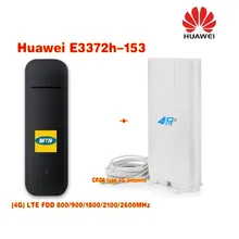 huawei E3372h-153 4G USB модем+ 4g CRC9 49Dbi двойной разъем антенны
