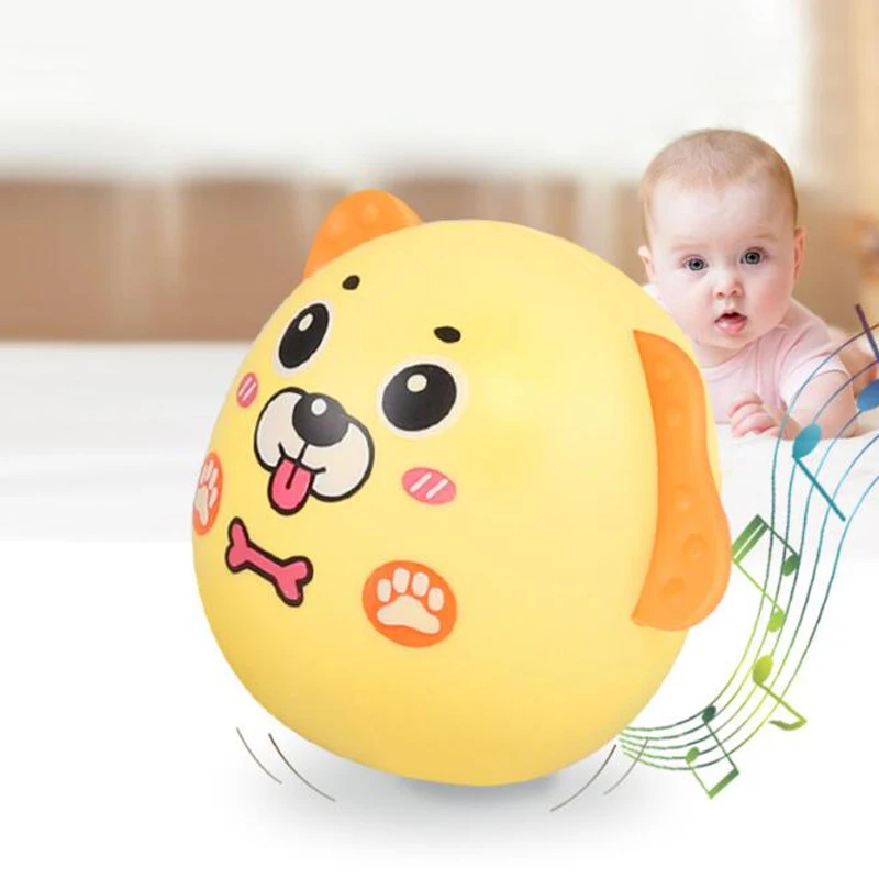 

1Pc Soft Ear Hand-grasping Tumbler Teether Rattles Baby Infant Kids Educational Toys for Children Newborns in the Crib Fun Games