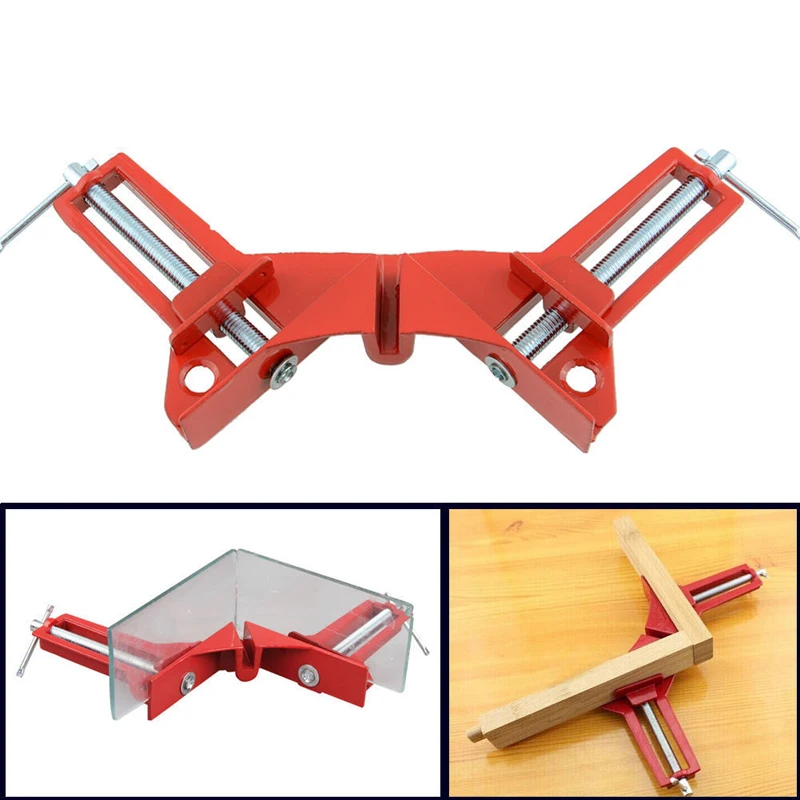 

1pc 90 Degree Right Angle Clamp Picture Frame Fishtank Corner Clamp DIY Quick Fixed Woodworking Holder Tool