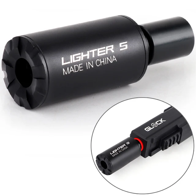 US $37.89 Tactical Airsoft Tracer Lighter S Rifle 14mm/10mm Pistol Tracer Unit Glow in Dark CS Shooting Paint