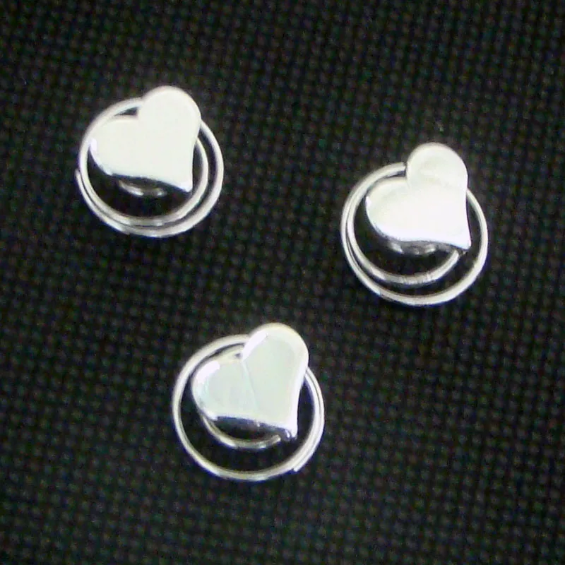 Wedding Coils Bridal Hair Pin Swirl Twisters Shining Heart Findings Hairwear Spirals Jewelry Ornament Headpiece Accessories