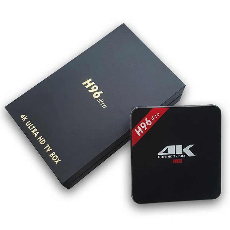 H96 Pro 2G/3g 16G Смарт ТВ коробка Android 6,0 Amlogic S912 OCTA Core Wi-Fi 4 K HD вещания H96 Media Player H96Pro Декодер каналов кабельного телевидения