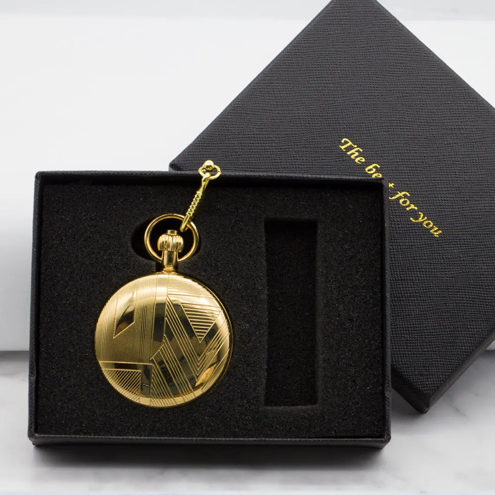 

Golden Pocket Watch Mechanical Pocket Watches Flip Clock Necklace Retro Skeleton Vintage Pocket Fob Watch Chain PJX1319