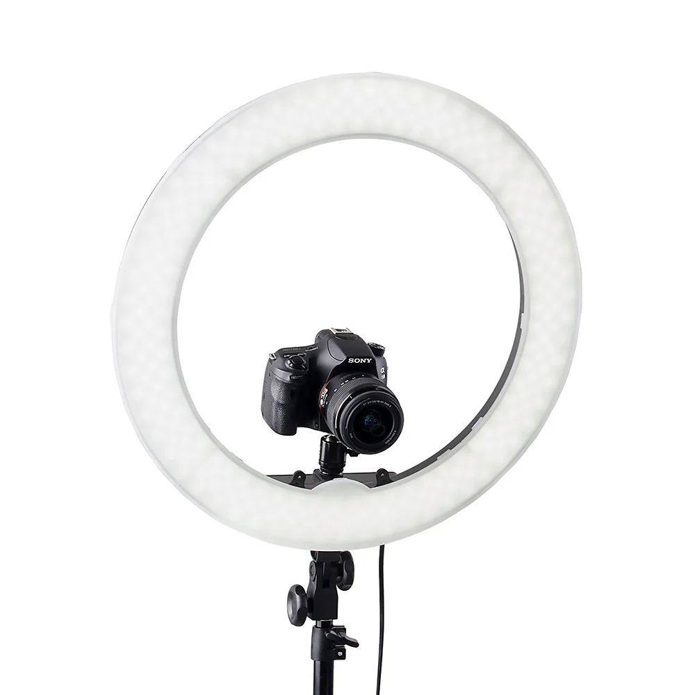  Fusitu 18 Inch Dimmable Photographic Light LED Ring Light with Tripod Stand Ring Lamp For DSLR Came - 32740471445