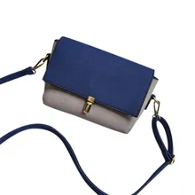 Frauen Patchwork Messenger Bags Damen Tote Kleine umhängetasche Frau Marke Leder Handtasche Umhängetaschen Umhängetasche