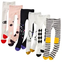 2018 Tights for Girls Lovely Infant Baby Children Tights Cartoon Cute Long Stockings Toddler Girls Long