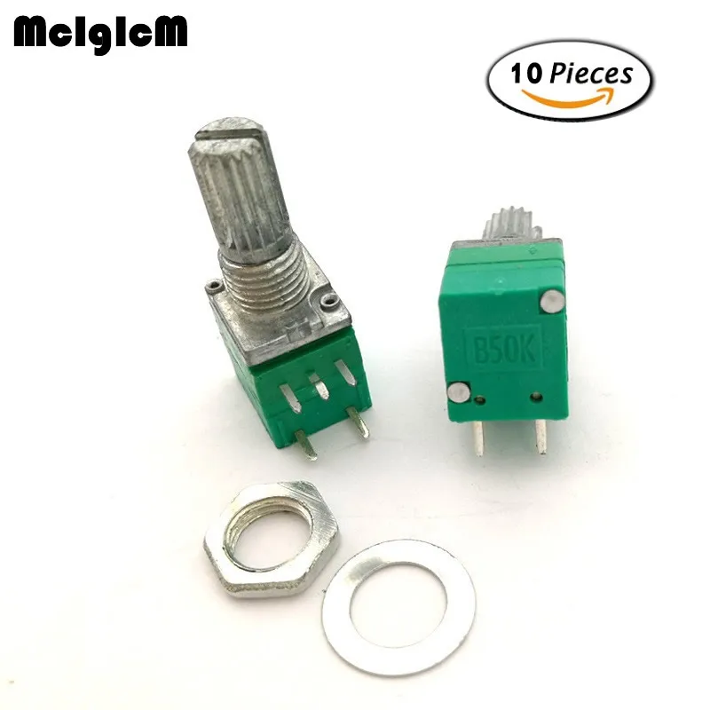 McIgIcM 5pin RV097NS single linked potentiometer B50K with a switch