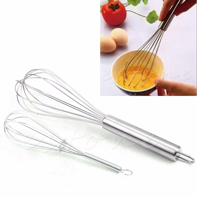 8/9/10 Inch Household Stainless Steel Egg Beater Whisk Mixer Kitchen Cook  Tools Kitchen Blender Kitchenware - AliExpress