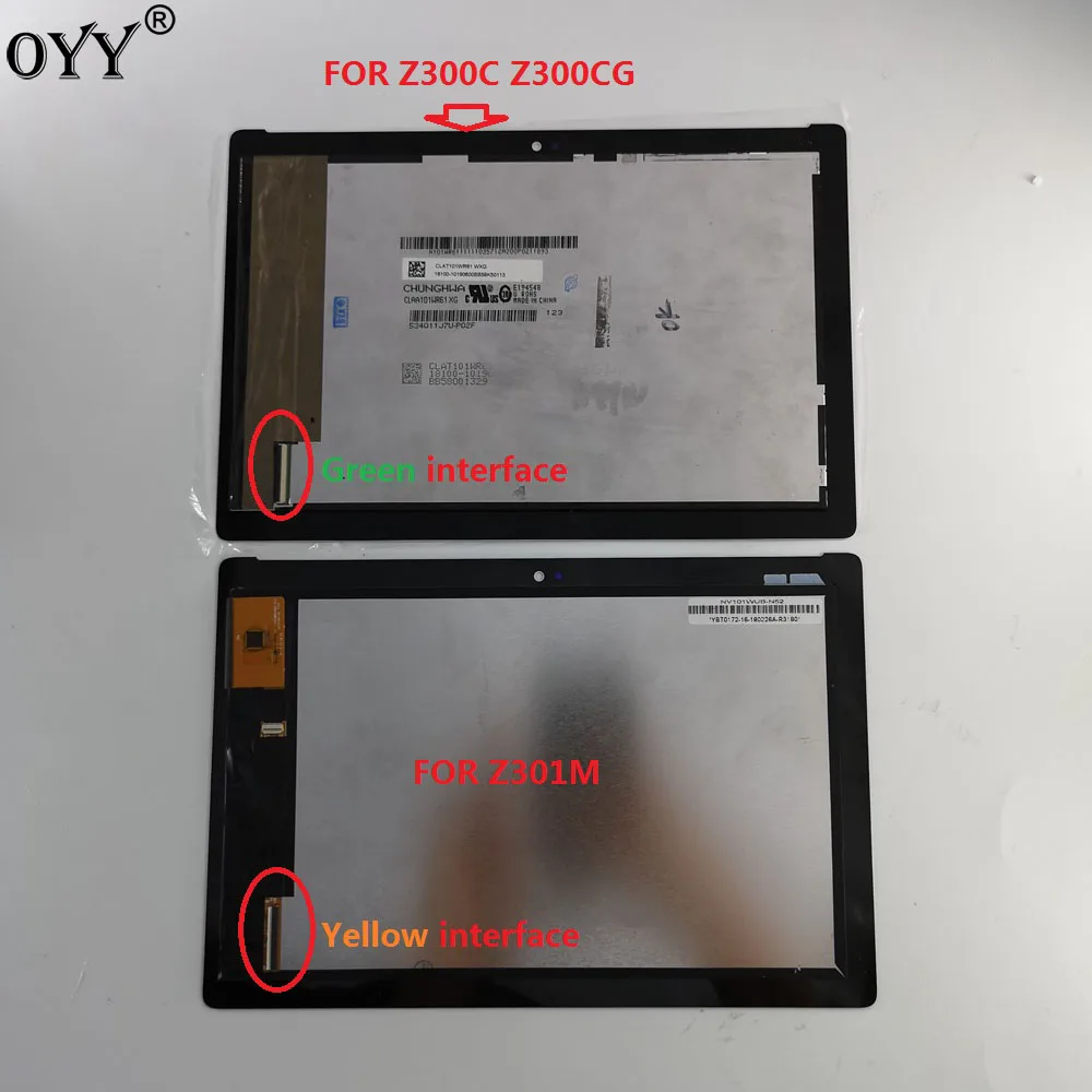 10,1 дюймов для ASUS ZenPad 10 Z300 Z300C P021 Z301M P028 ЖК-дисплей Дисплей матрица кодирующий преобразователь сенсорного экрана в сборе