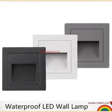 Современный наружный водонепроницаемый светодиодный настенный светильник для ног, водонепроницаемый IP65 3 Вт 6 Вт Светодиодный светильник для лестницы, алюминиевый декоративный светильник ing