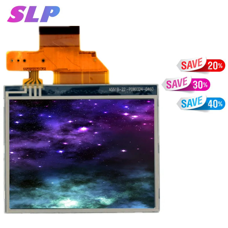 

Skylarpu 3.5" inch LQ035Q1DH01 LCD Screen for GARMIN Nuvi 200 350 255 270 GPS LCD display Screen with Touch screen digitizer