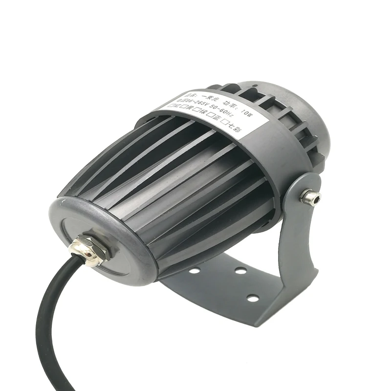 A beam light spotlight led 10w ac85-265 floodlight outdoor waterproof light pillars Exterior laser light construction lighting 6
