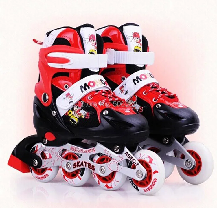 شحن مجاني للأطفال أحذية تزلج الأسطوانة عجلة الأول وميض فقط