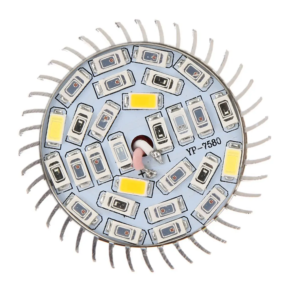  4pcs/Lot Full Spectrum 28W LED Grow Light E27 E14 GU10 SMD5730 Plant Lamp For Seedling Vegs Flower  - 32797586231