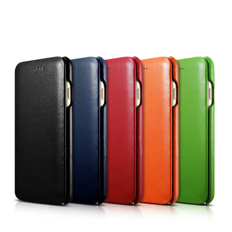 

Original ICARER Colorful Design Premium Genuine Leather High Grade Vintage Flip Case Cover For iPhone 7 4.7