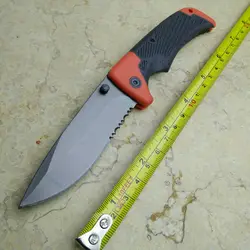 [Средний размер] Охотничий Нож отдых на природе ножи СКЛАДНОЙ ЗАЗУБРЕННЫЙ НОЖ открытый Инструменты