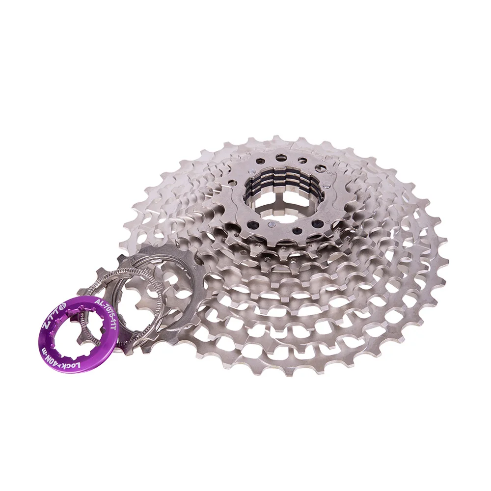ZTTO Ultralight Road 11S 11-28T SLR2 Cassette Bicycle 11 Speed 11-32T/34T/36T Freewheel 11V K7 Cycling CNC Gravel Bike HG System