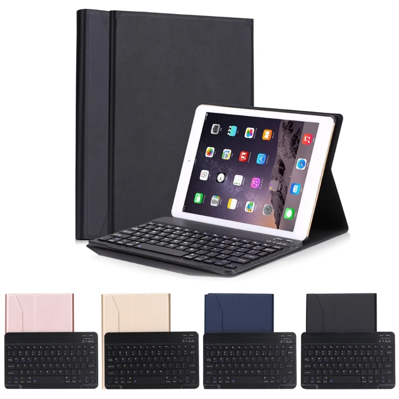 

Folding Bluetooth 3.0 Keyboard Case Cover Tablet Stand For iPad Pro 9.7"/Air 1/2
