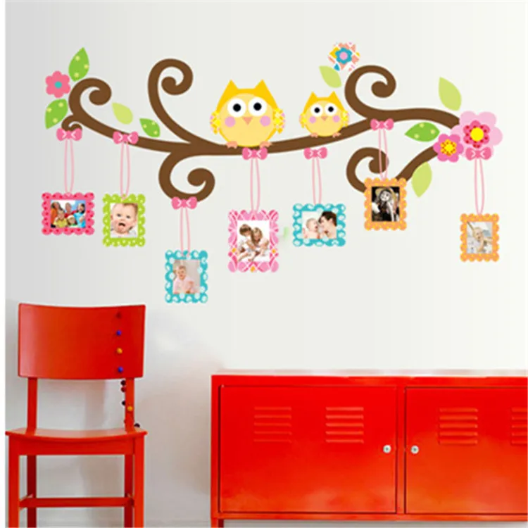 Cartoon Decorative Wallpaper Stickers DIY Decals Glass Wall Decoration