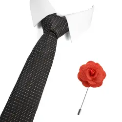 Для мужчин дизайнерские Галстуки Модная точка полосатый галстук в клетку Свадебные Бизнес узкие жаккардовый галстук тканевый галстук для
