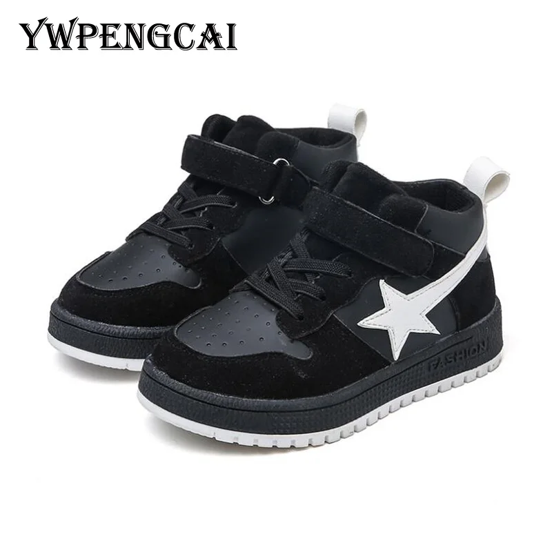 

Size 26-36 All-match Kids Shoes Top Sneakers Casual Sport Shoes Spring Autumn Anti-slip Breathable Boys Shoes #7JT0236