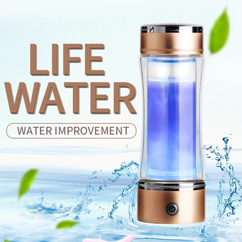 

SPE/PEM Hydrogen-rich Water Cup Hydrogen and Oxygen Separation Ionic Membrane Smart Bottle Antioxidant Water Ionizer Generator