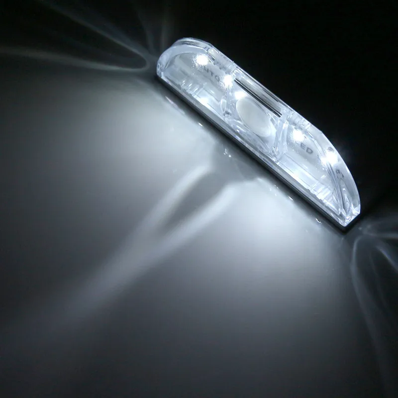 PIR Detección de infrarrojos Sensor de movimiento de la lámpara de 4 LED lámpara luces de batería de 1,5 V lámparas Led luz de noche para cerradura de la puerta la luz de la cocina