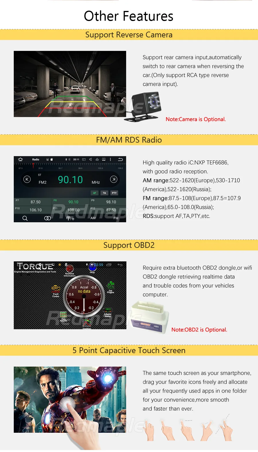 Perfect Android 9.0 Car Radio DVD Player Navigation For Toyota RAV4 RAV 4 2007-2011 Auto Audio WIFI GPS Bluetooth Multimedia Stereo 12