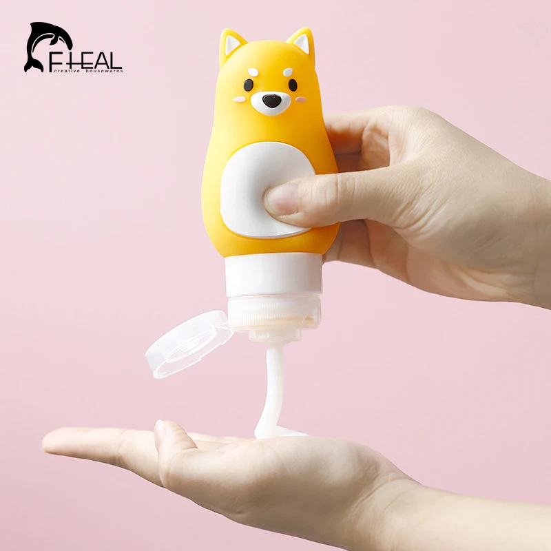FHEAL силиконовые бутылки для многоразового использования путешествия