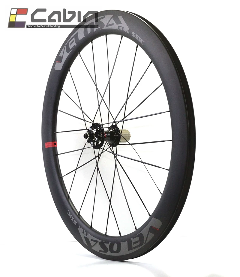 Velosa Disc 60 road дисковый тормоз колесная пара. 700C углеродное колесо для дорожного