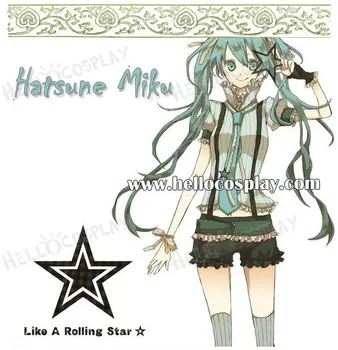 

Vocaloid 2 Cosplay Like A Rolling Star Hatsune Miku Costume H008