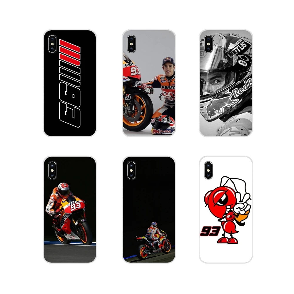 

Silicone Phone Cases Cover For Xiaomi Redmi Note 6A MI8 Pro S2 A2 Lite Se MIx 1 Max 2 3 For Oneplus 3 6T Marc Marquez Moto Gp 93