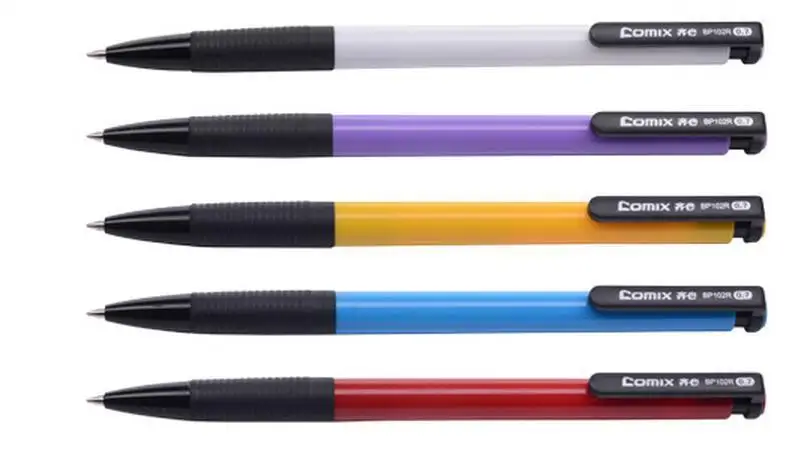 36/60 шт синий шариковая ручка нажал школьников аксессуары для офиса письменные принадлежности boligrafos canetas ручки