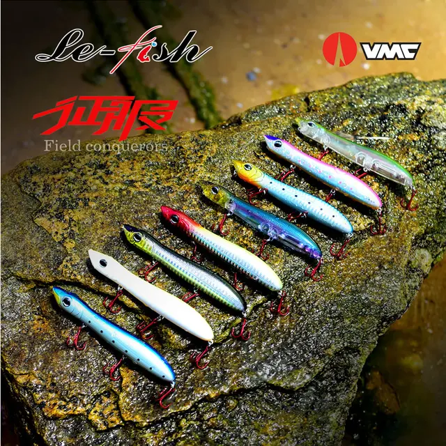 US $3.47 Le-Fish 1PC 125MM 18G Snake Head Fishing lure Floating Sea Bass Wobbler Pike Bait Topwater Popper W