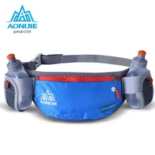 AONIJIE Регулируемый бег водоотталкивающий для марафонов держатель бутылки ремень светоотражающие бег воды поясная сумка с 2 бутылки воды