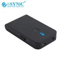 ESYNiC 2 в 1 Беспроводной Bluetooth передатчик + приемник для ТВ/PC/MP3/DVD