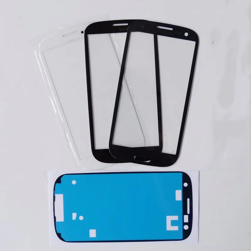 10 шт./лот черно синее белое внешнее стекло для samsung S3 i9300 9300i ЖК сенсорный экран