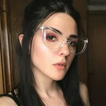 Женские маленькие очки кошачий глаз оправа для женщин т заклепки брендовые дизайнерские оптические очки модные компьютерные очки