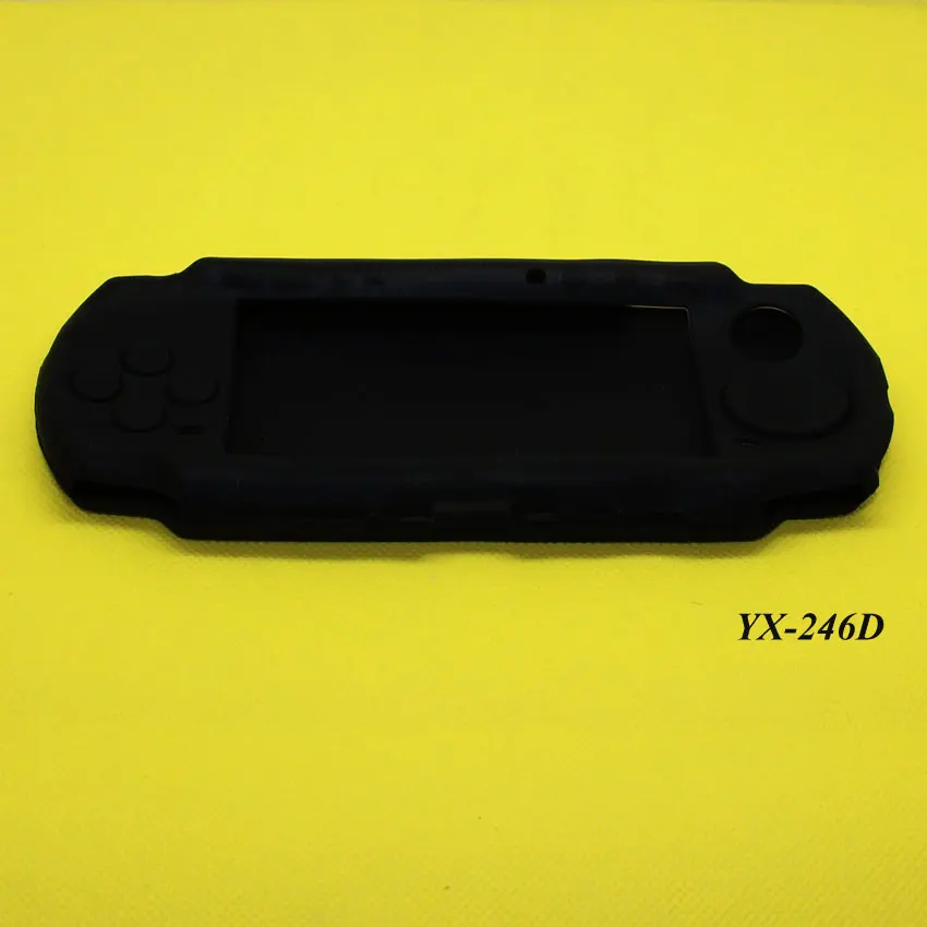 Cltgxdd YX-246, 4 цвета, мягкий силиконовый резиновый чехол для psp 2000 3000, игровой контроллер, мягкий гелевый защитный чехол - Цвет: D for Black